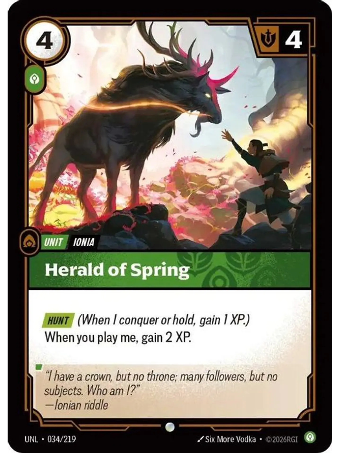 034/219 C Herald of Spring (FOIL) 1