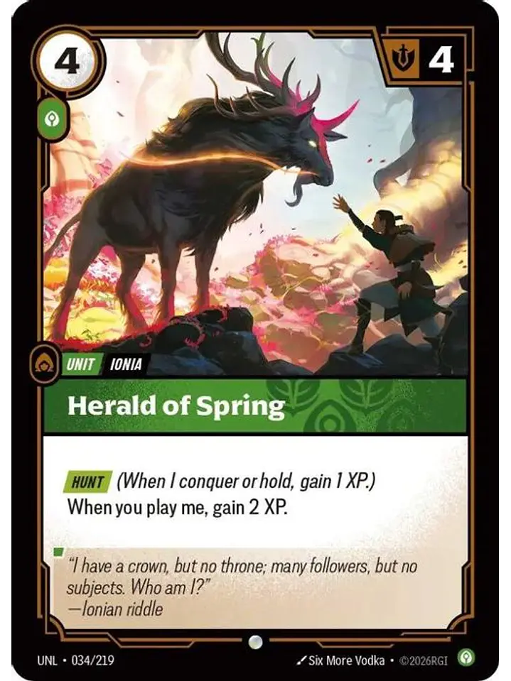 034/219 C Herald of Spring (FOIL) 1