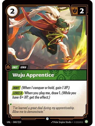 040/219 C Wuju Apprentice (FOIL)