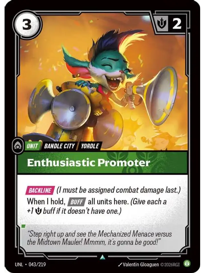 043/219 U Enthusiastic Promoter (FOIL) 1