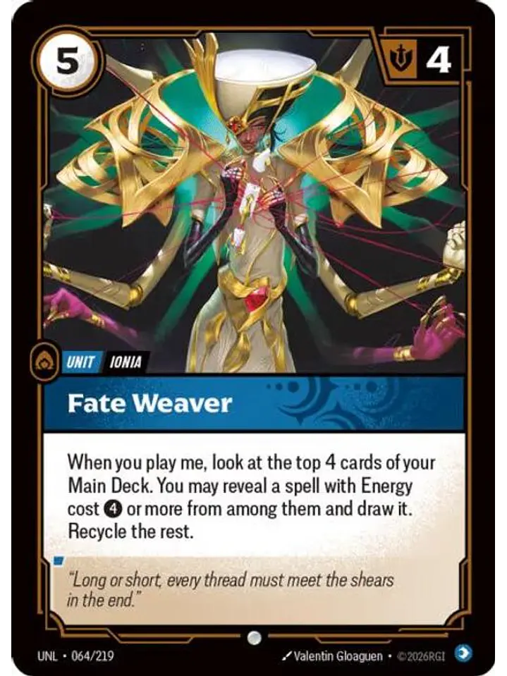 064/219 C Fate Weaver (FOIL) 1