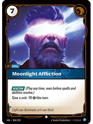 066/219 C Moonlight Affliction (FOIL)