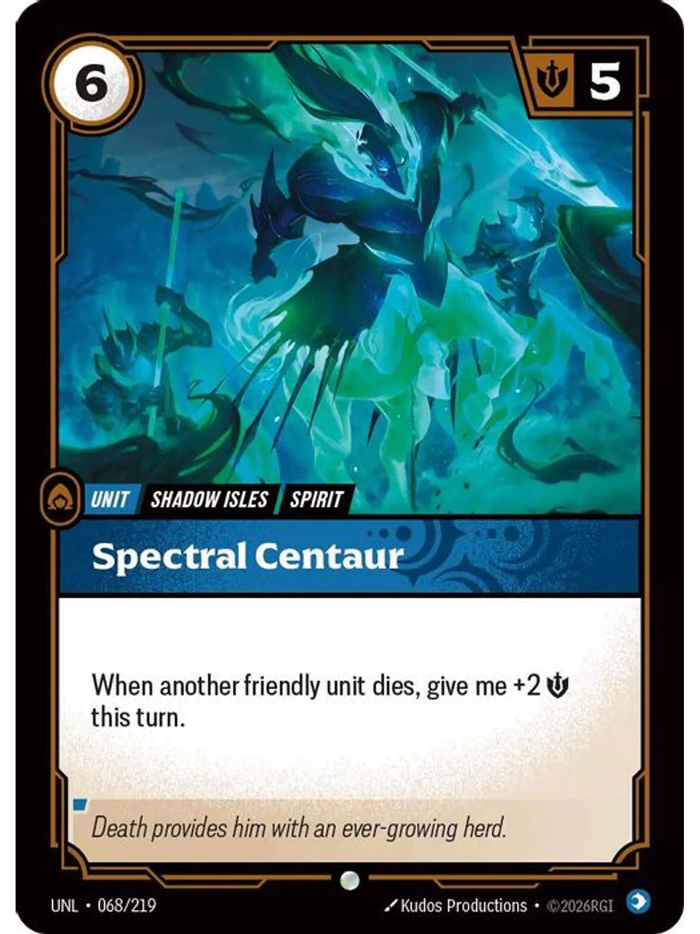 068/219 C Spectral Centaur (FOIL) 1