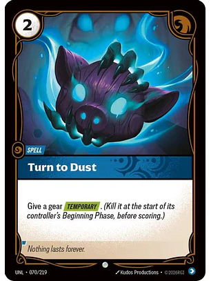 070/219 C Turn to Dust (FOIL)