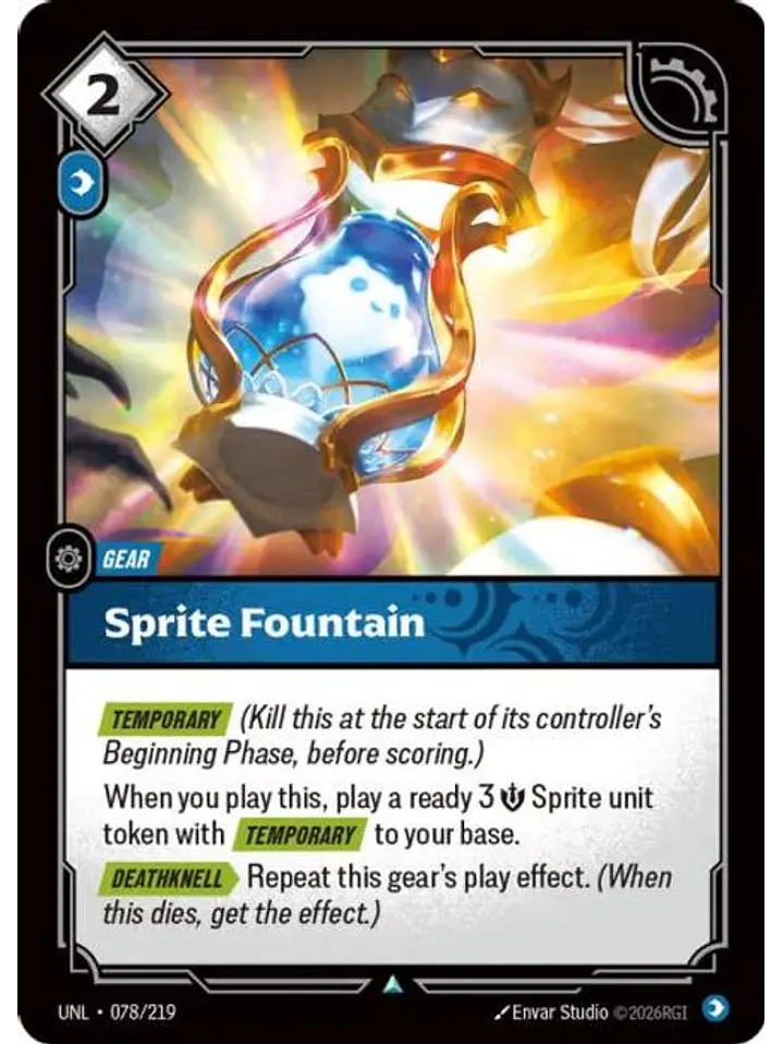 078/219 U Sprite Fountain (FOIL) 1