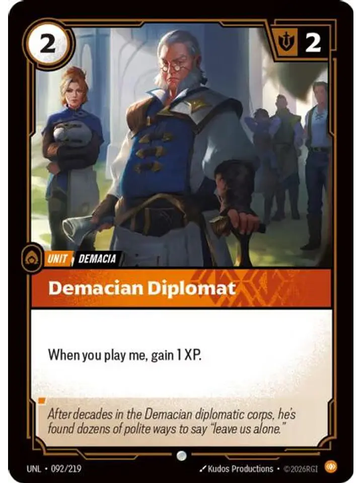 092/219 C Demacian Diplomat (FOIL) 1