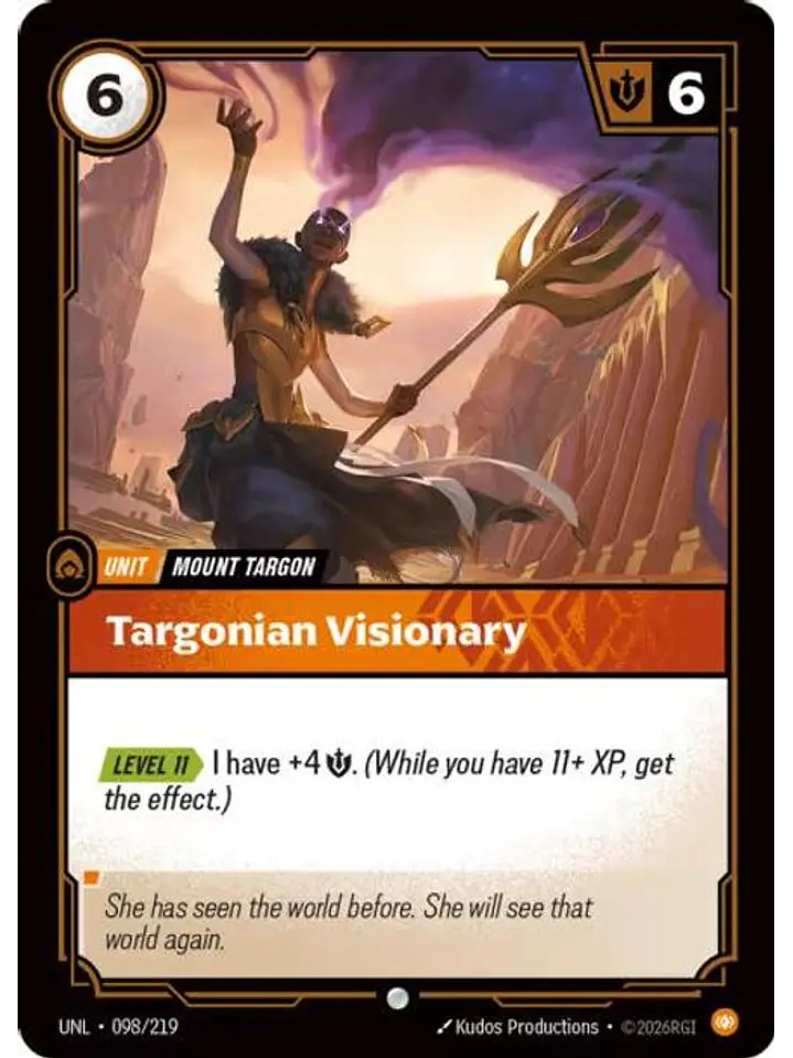 098/219 C Targonian Visionary (FOIL) 1