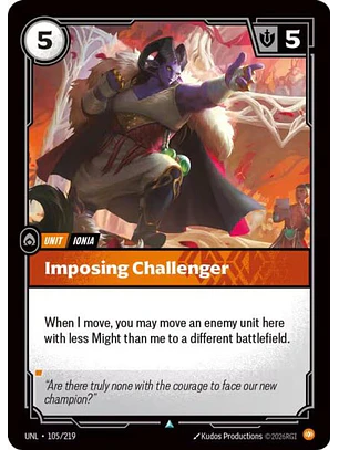 105/219 U Imposing Challenger (FOIL)
