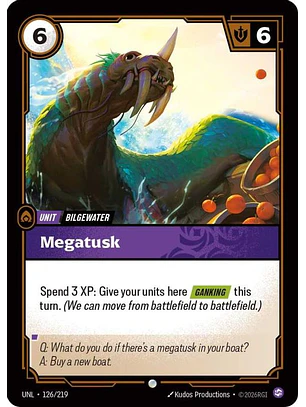 126/219 C Megatusk (FOIL)