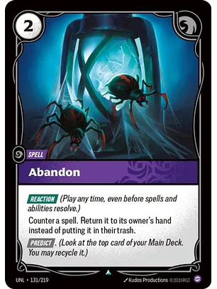 131/219 U Abandon (FOIL)