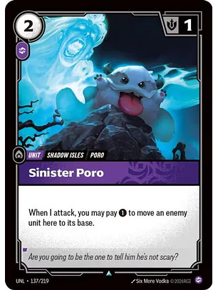 137/219 U Sinister Poro (FOIL)