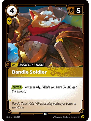 151/219 C Bandle Soldier (FOIL)