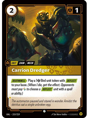153/219 C arrion Dredger (FOIL)