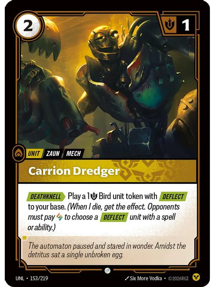 153/219 C arrion Dredger (FOIL) 1