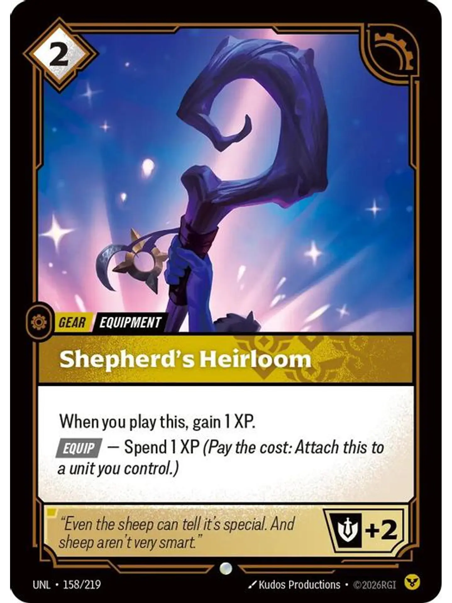158/219 C Shepherd's Heirloom (FOIL) 1