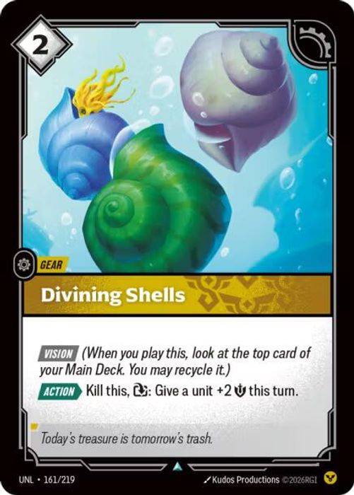 161/219 U Divining Shells (FOIL)