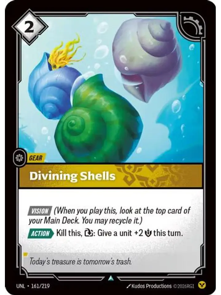 161/219 U Divining Shells (FOIL) 1