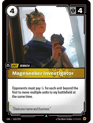 163/219 U Mageseeker Investigator (FOIL)