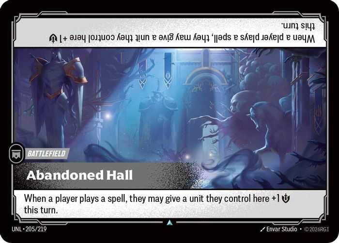 205/219 U Abandoned Hall (FOIL)