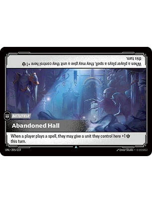 205/219 U Abandoned Hall (FOIL)