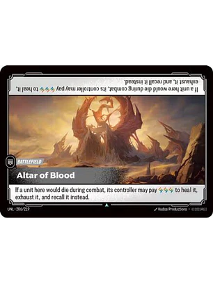 206/219 U Altar of Blood (FOIL)