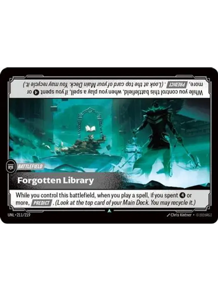 211/219 U Forgotten Library (FOIL) 1