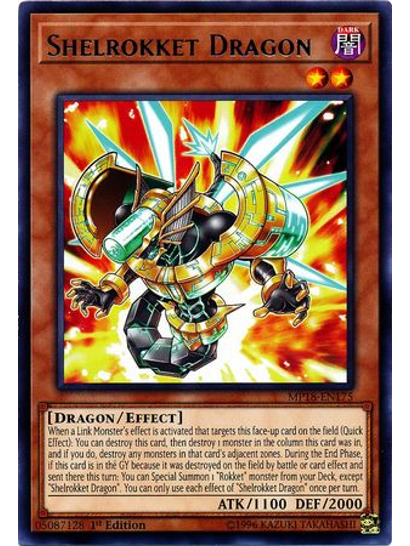 Shelrokket Dragon - Mp18-en175 - Rare 1st Edition 1