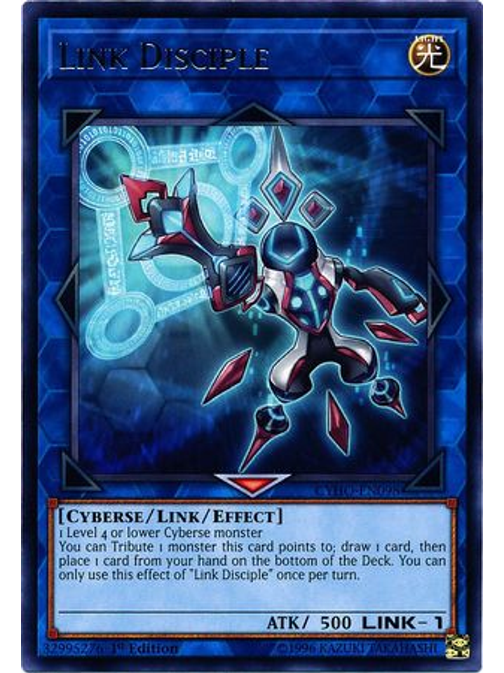Link Disciple - CYHO-EN098 - Rare 1st Edition 1
