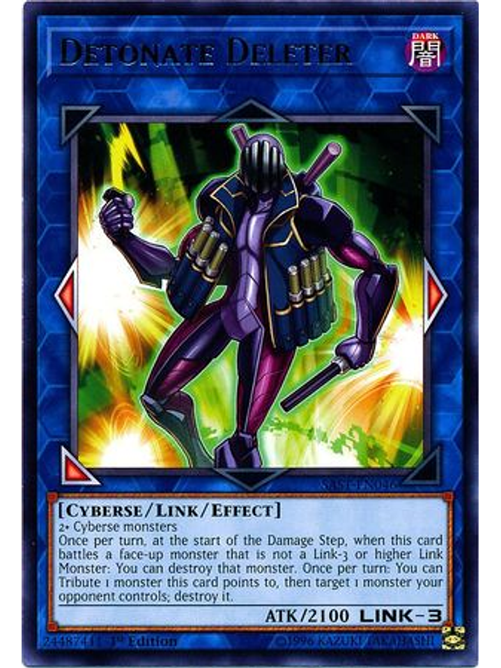 Detonate Deleter - SAST-EN046 - Rare 1st Edition 1
