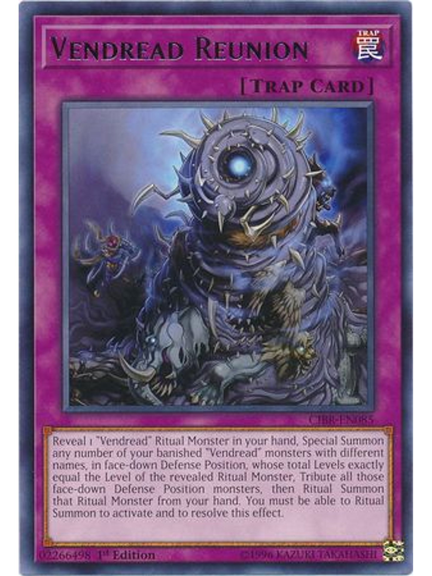 Vendread Reunion - CIBR-EN085 - Rare 1st Edition 1