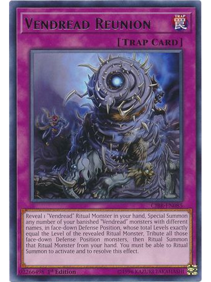 Vendread Reunion - CIBR-EN085 - Rare 1st Edition 1