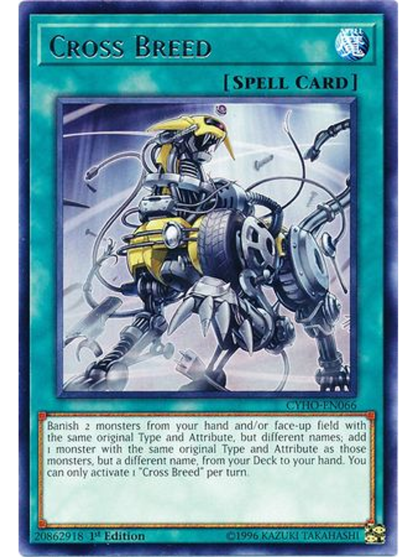 Cross Breed - CYHO-EN066 - Rare 1st Edition 1