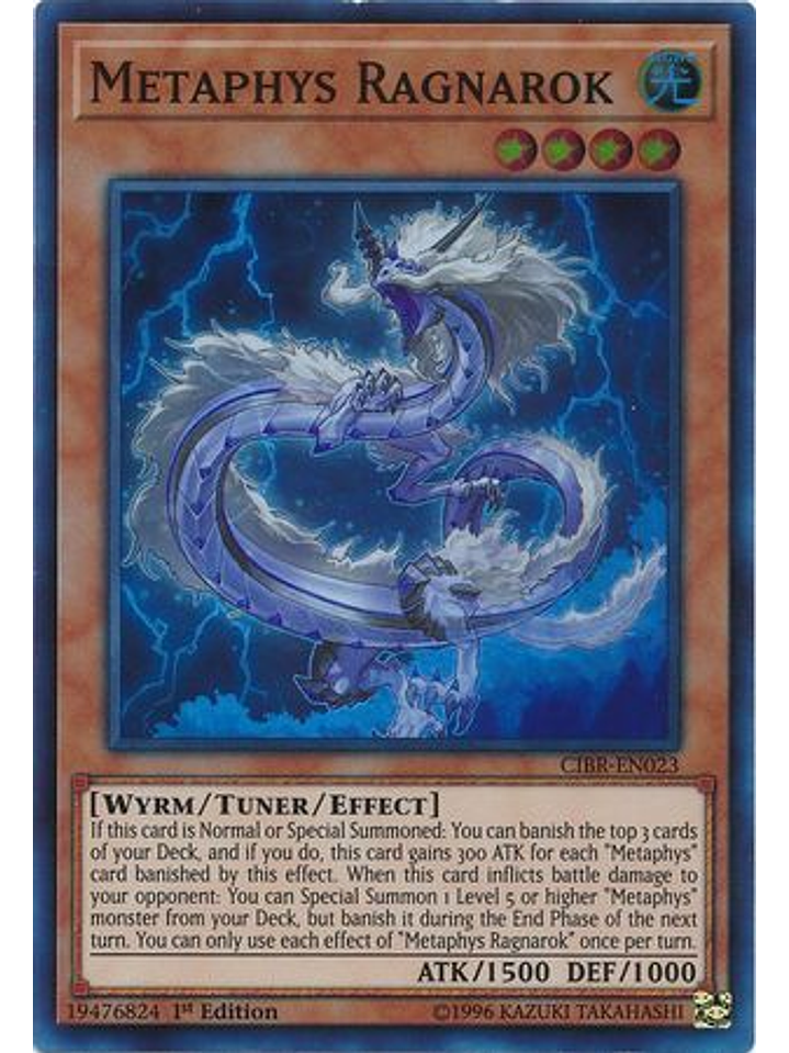 Metaphys Ragnarok - cibr-en023 - Super Rare 1st Edition 1