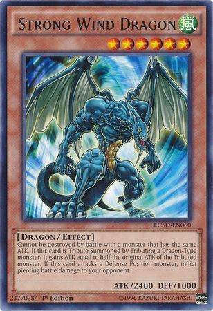 Strong Wind Dragon - LC5D-EN060 - Rare 1st Edition
