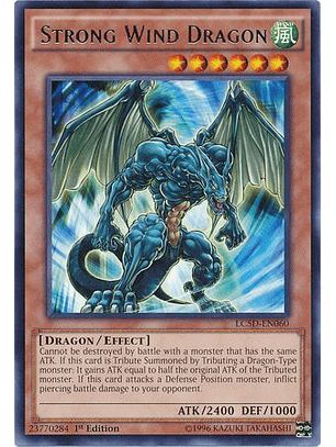 Strong Wind Dragon - LC5D-EN060 - Rare 1st Edition