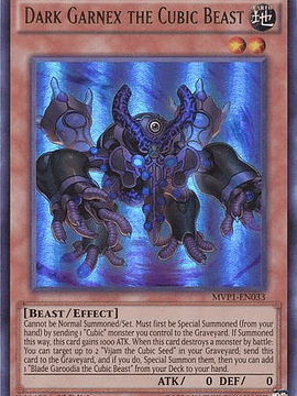 Dark Garnex the Cubic Beast - MVP1-EN033 - Ultra Rare 1st Edition