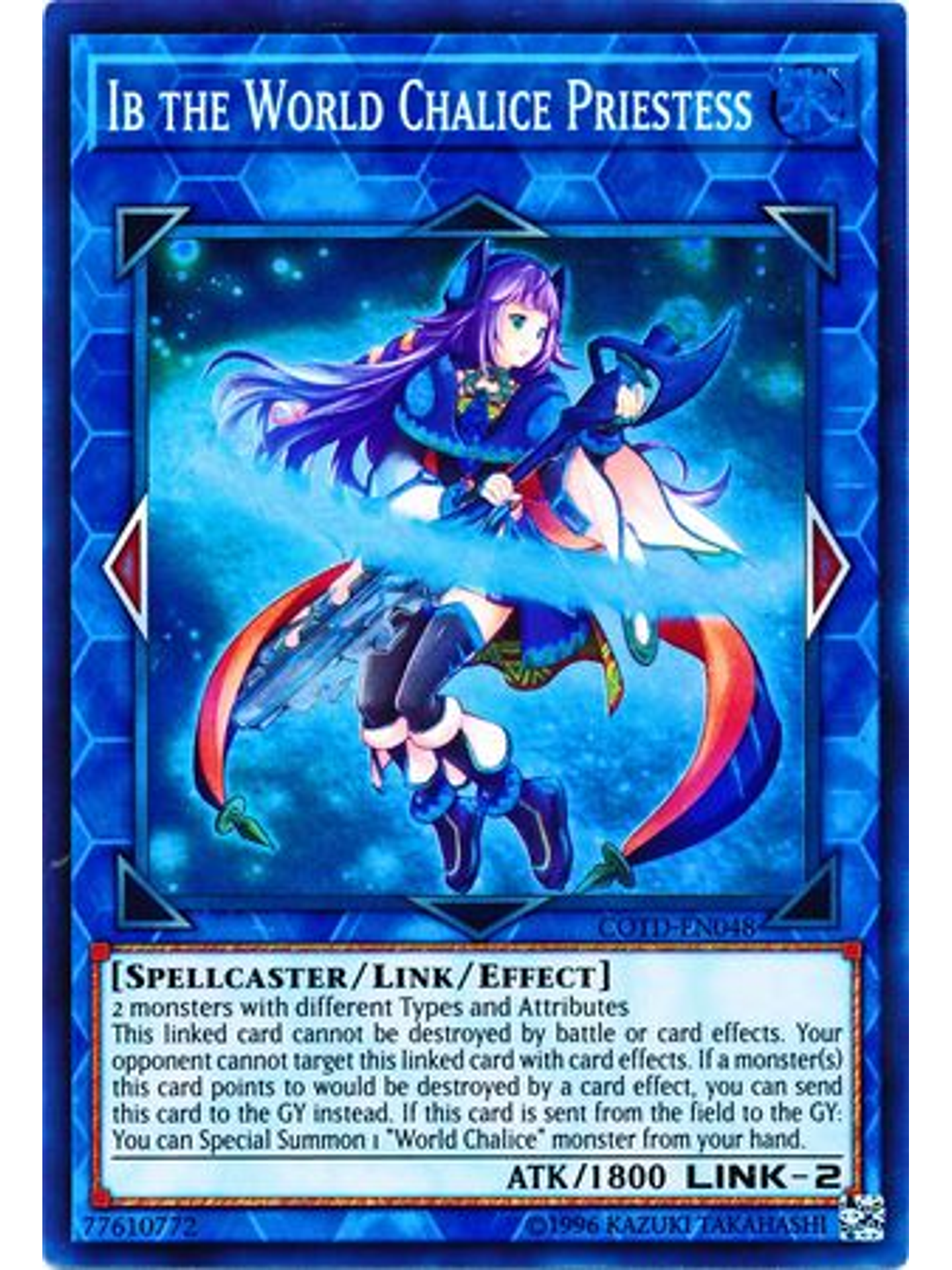Ib the World Chalice Priestess - COTD-EN048 - Super Rare Unlimited 1