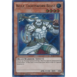 Wulf, Lightsworn Beast - BLLR-EN039 - Ultra Rare 1st Edition