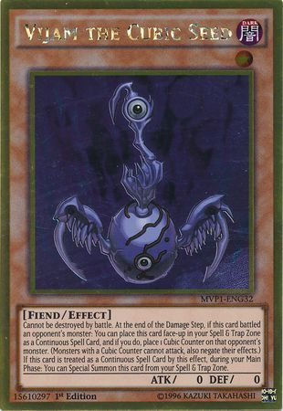 Vijam the Cubic Seed - MVP1-ENG32 - Gold Rare 1st Edition