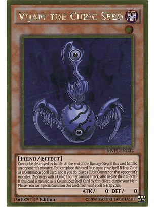 Vijam the Cubic Seed - MVP1-ENG32 - Gold Rare 1st Edition