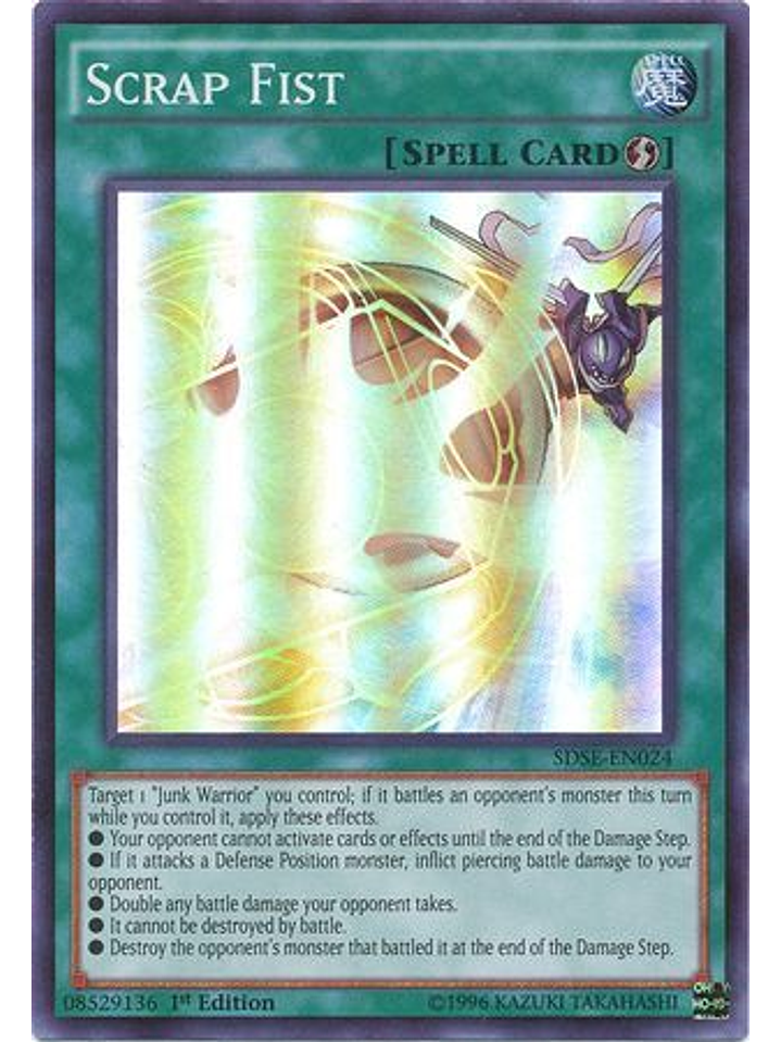 Scrap Fist - SDSE-EN024 - Super Rare 1st Edition 1