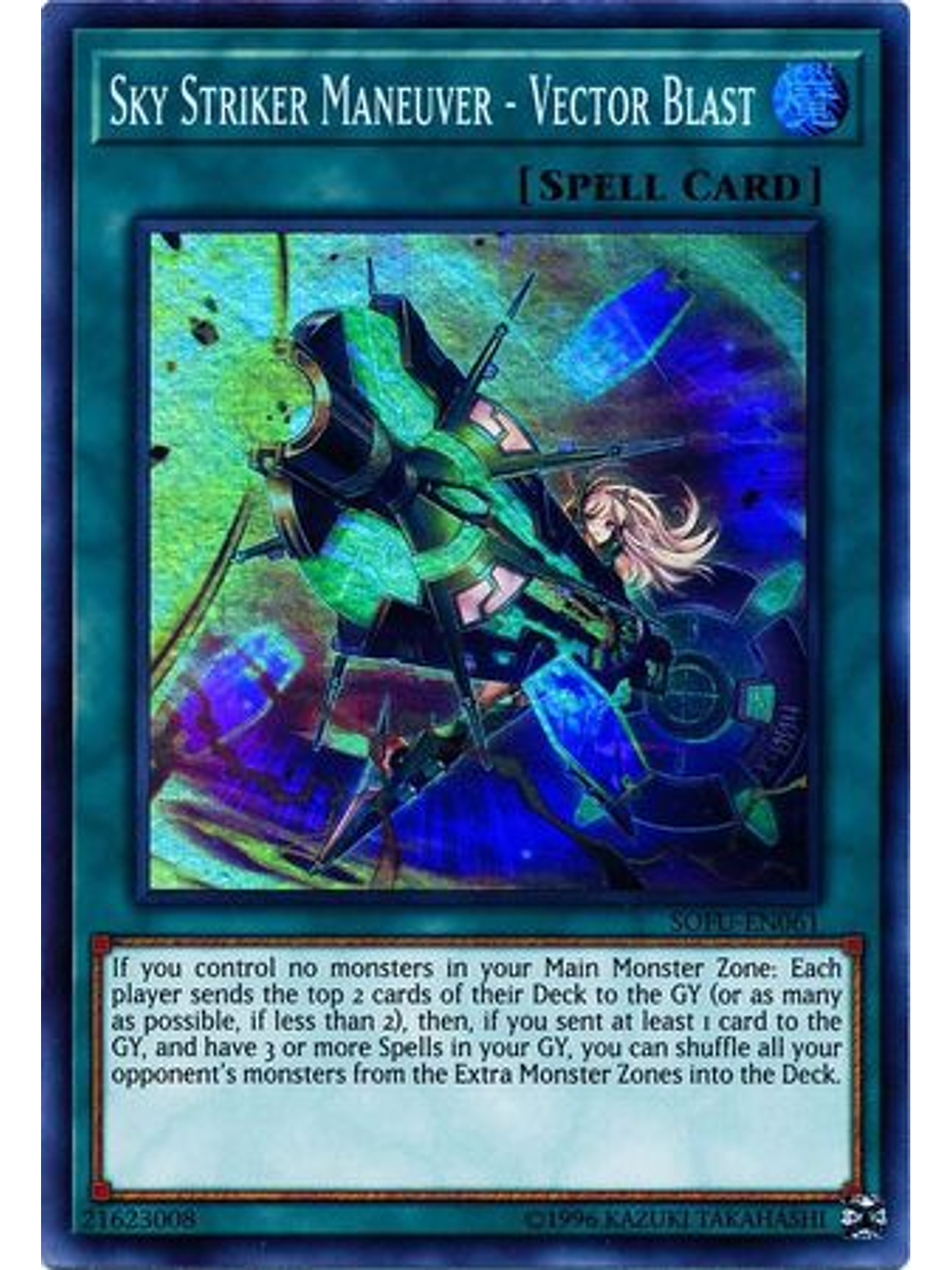 Sky Striker Maneuver - Vector Blast - SOFU-EN061 - Super Rare Unlimited 1