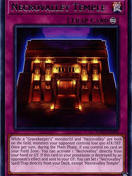Necrovalley Temple - SOFU-EN068 - Rare Unlimited