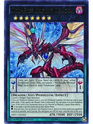 Odd-Eyes Raging Dragon - MP17-EN205 - Ultra Rare 1st Edition