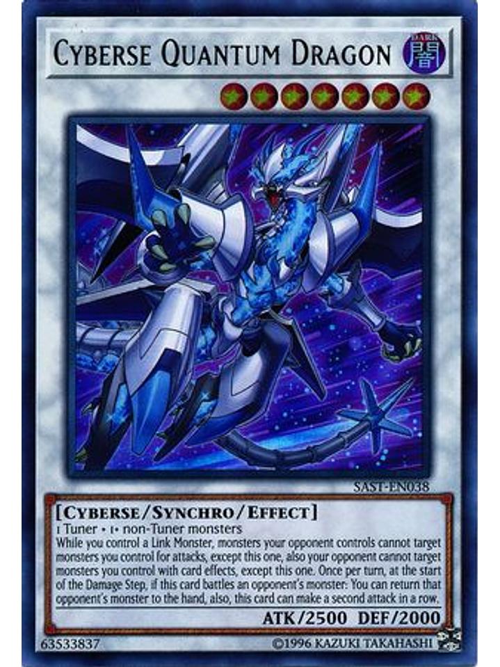 Cyberse Quantum Dragon - SAST-EN038 - Ultra Rare Unlimited 1