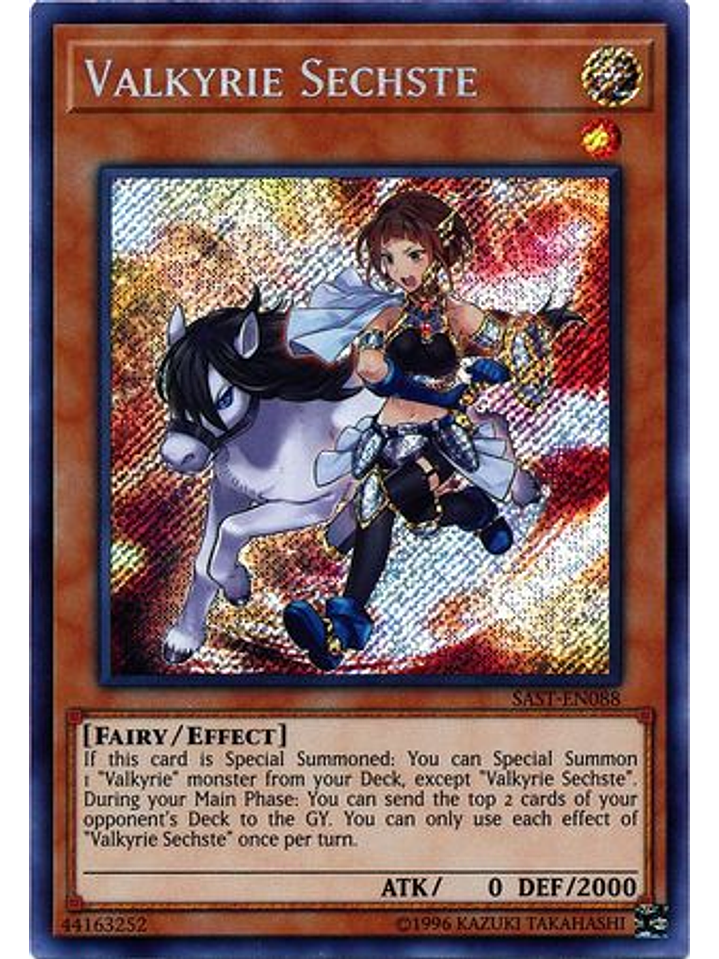 Valkyrie Sechste - SAST-EN088 - Secret Rare Unlimited 1