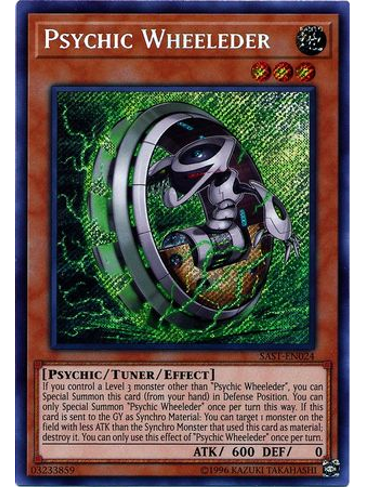 Psychic Wheeleder - SAST-EN024 - Secret Rare Unlimited 1