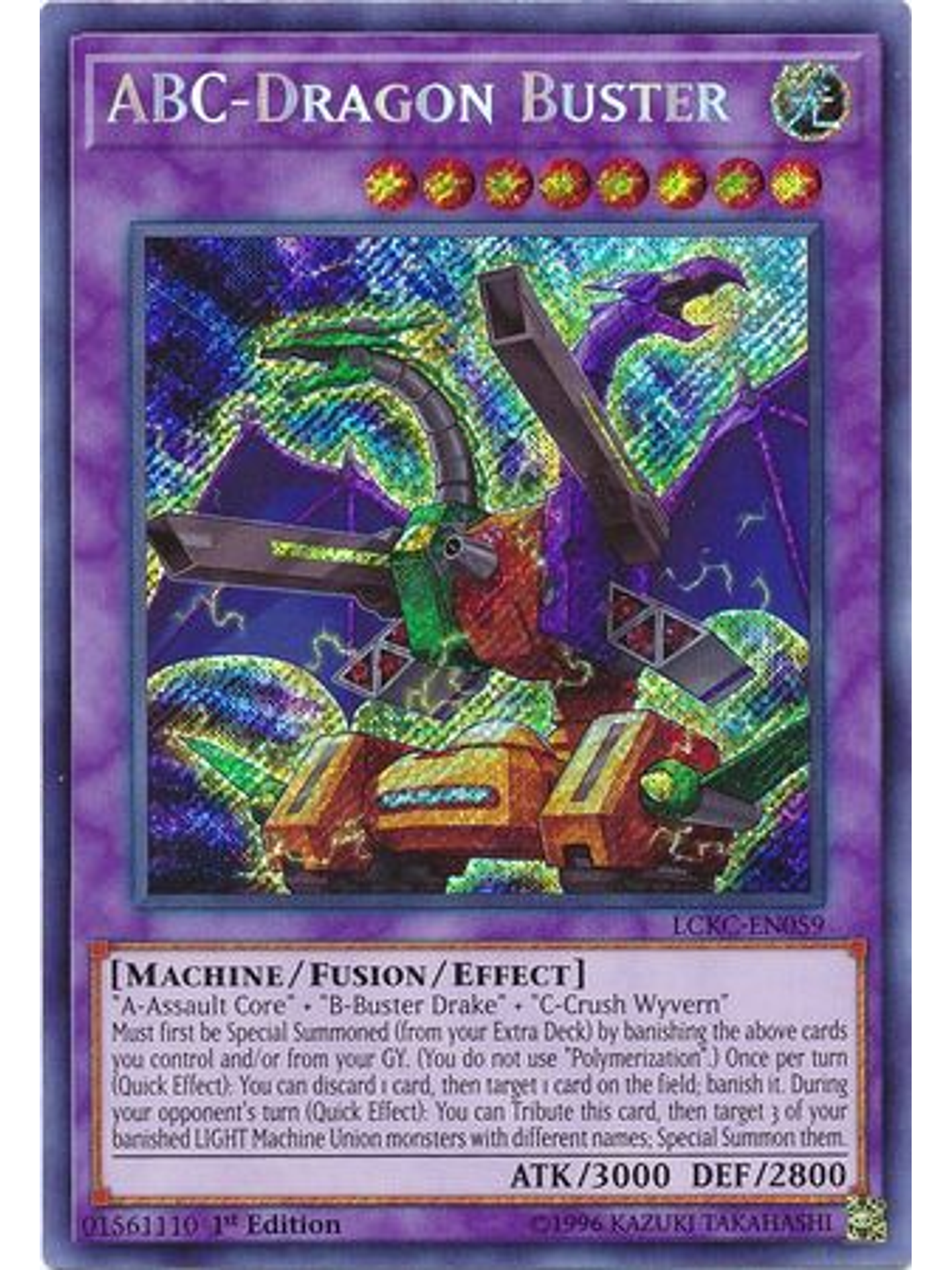 ABC-Dragon Buster - LCKC-EN059 - Secret Rare 1st Edition 1