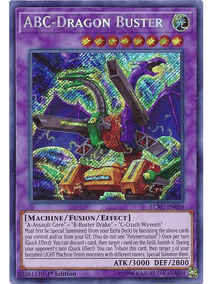 ABC-Dragon Buster - LCKC-EN059 - Secret Rare 1st Edition