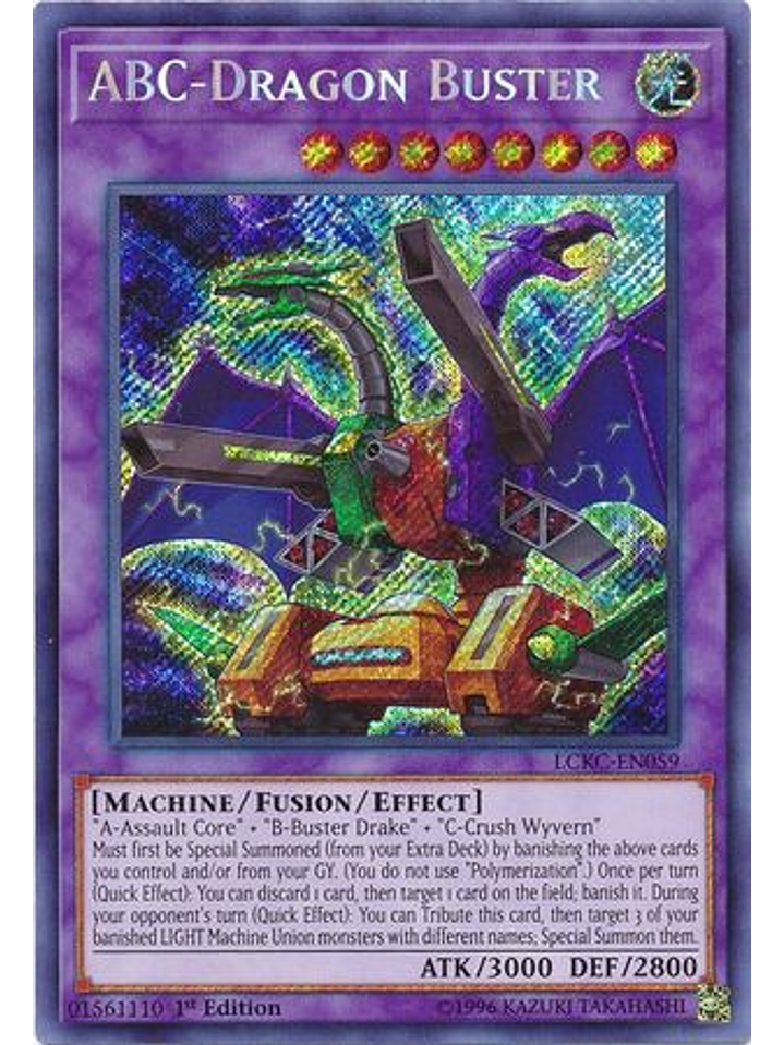 ABC-Dragon Buster - LCKC-EN059 - Secret Rare 1st Edition 1